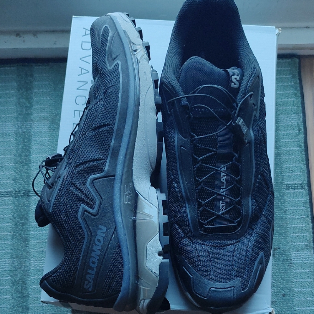 Salomon Black and Gray Men's Athletic Shoes